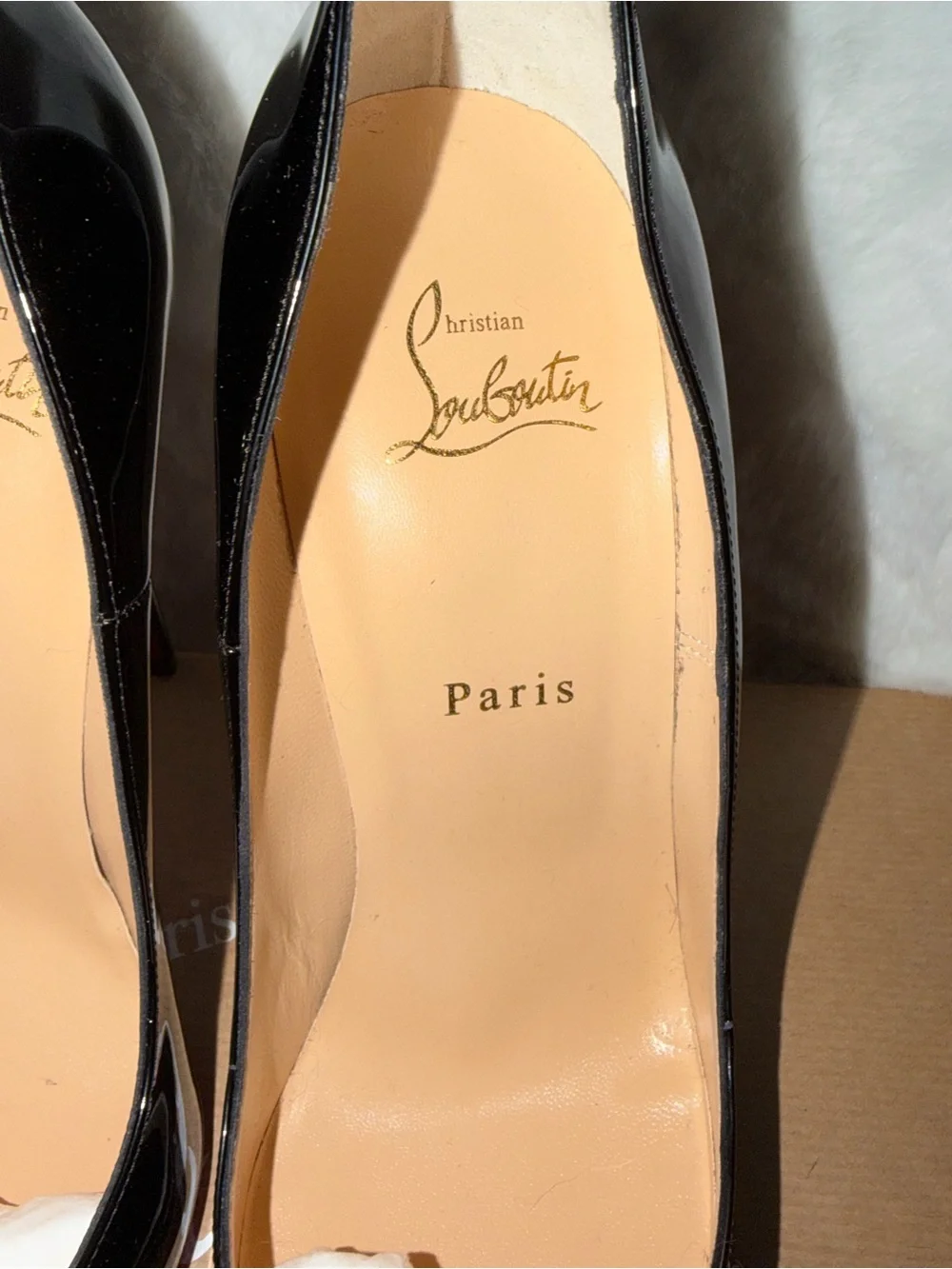 Christian Louboutin Black Patent So Kate Pumps- SIZE 40.5